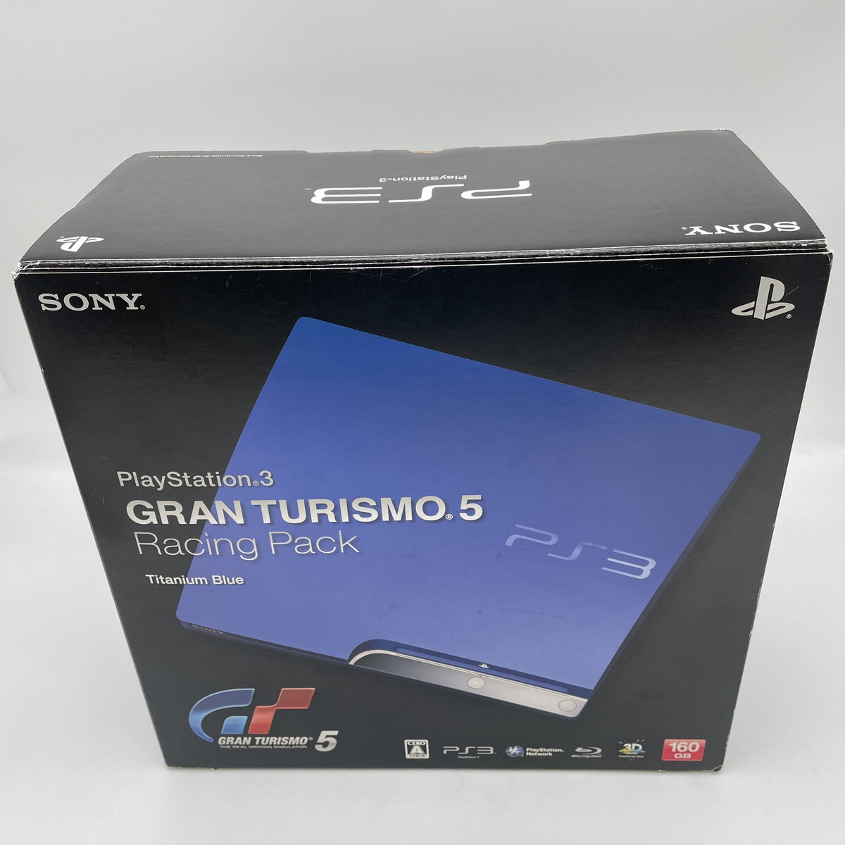 GRAN TURISMO 5 RACING PACK PS3 limited edition Titanium Blue CECH-2500A Japan