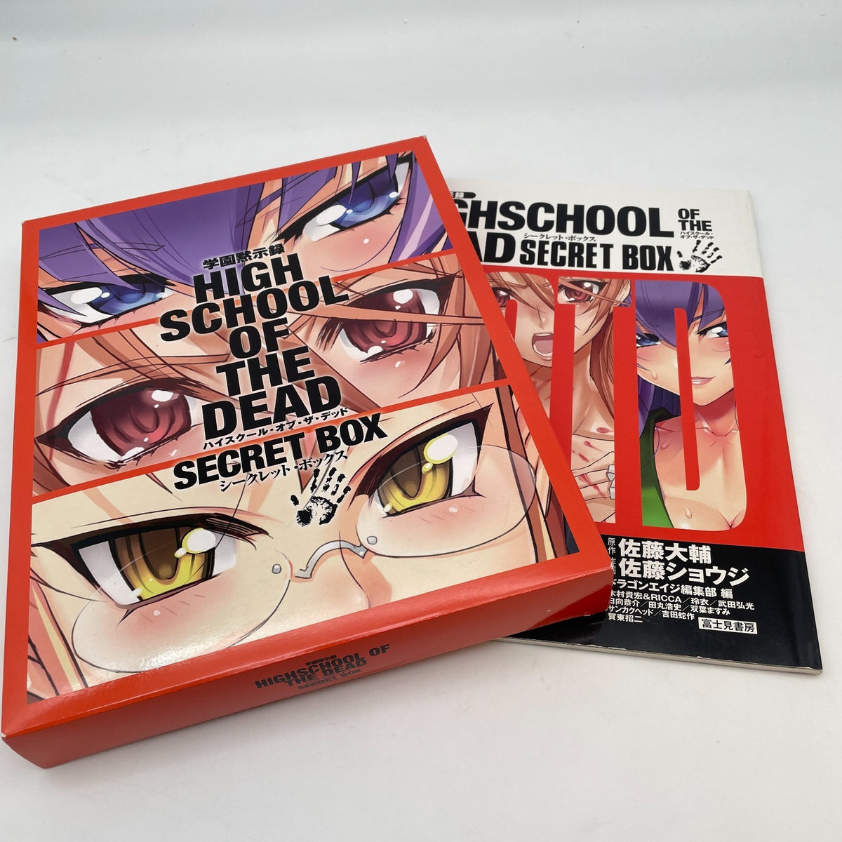 HIGHSCHOOL OF THE DEAD Secret Box Art Set Book From Japan
