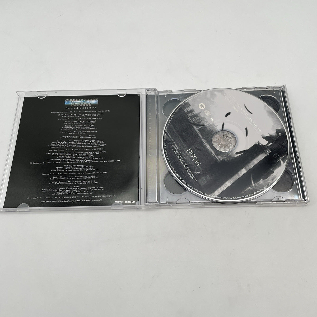 Crisis Core Final Fantasy VII 7 Original Sound Track CD SQUARE ENIX Japan 2007