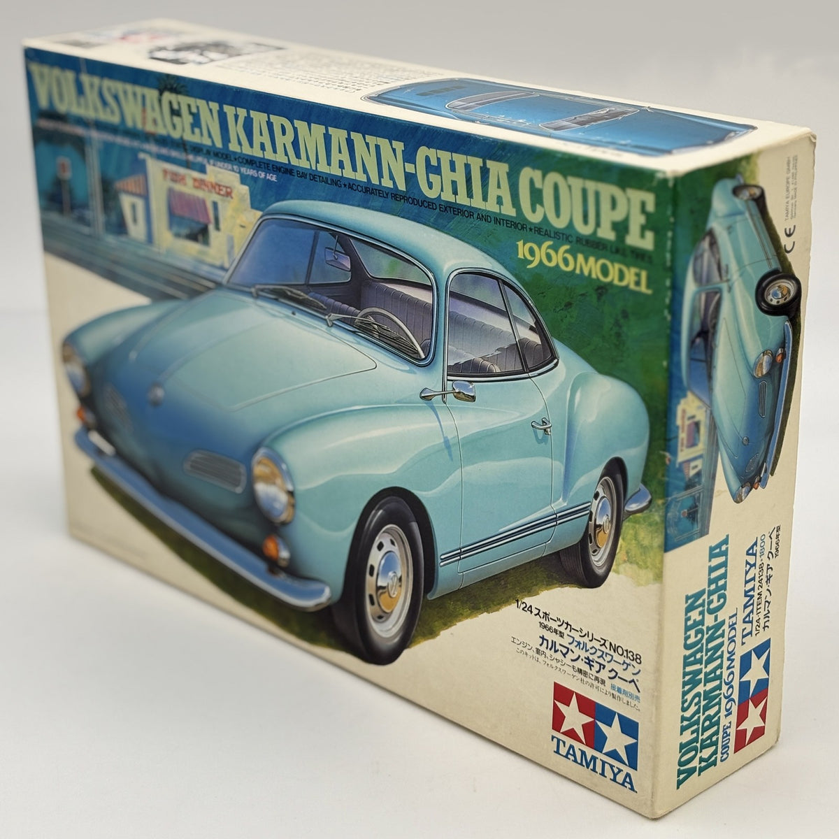 TAMIYA Sports Car Series No.138 1/24 Volkswagen Karmann Ghia Coupe Model Kit