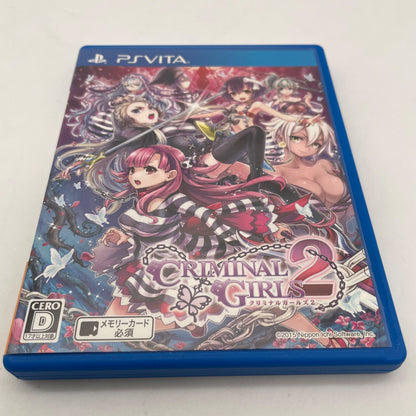 PS Vita Criminal Girls 2 Limited Edition w/SoundTrack Artbook Eyemask