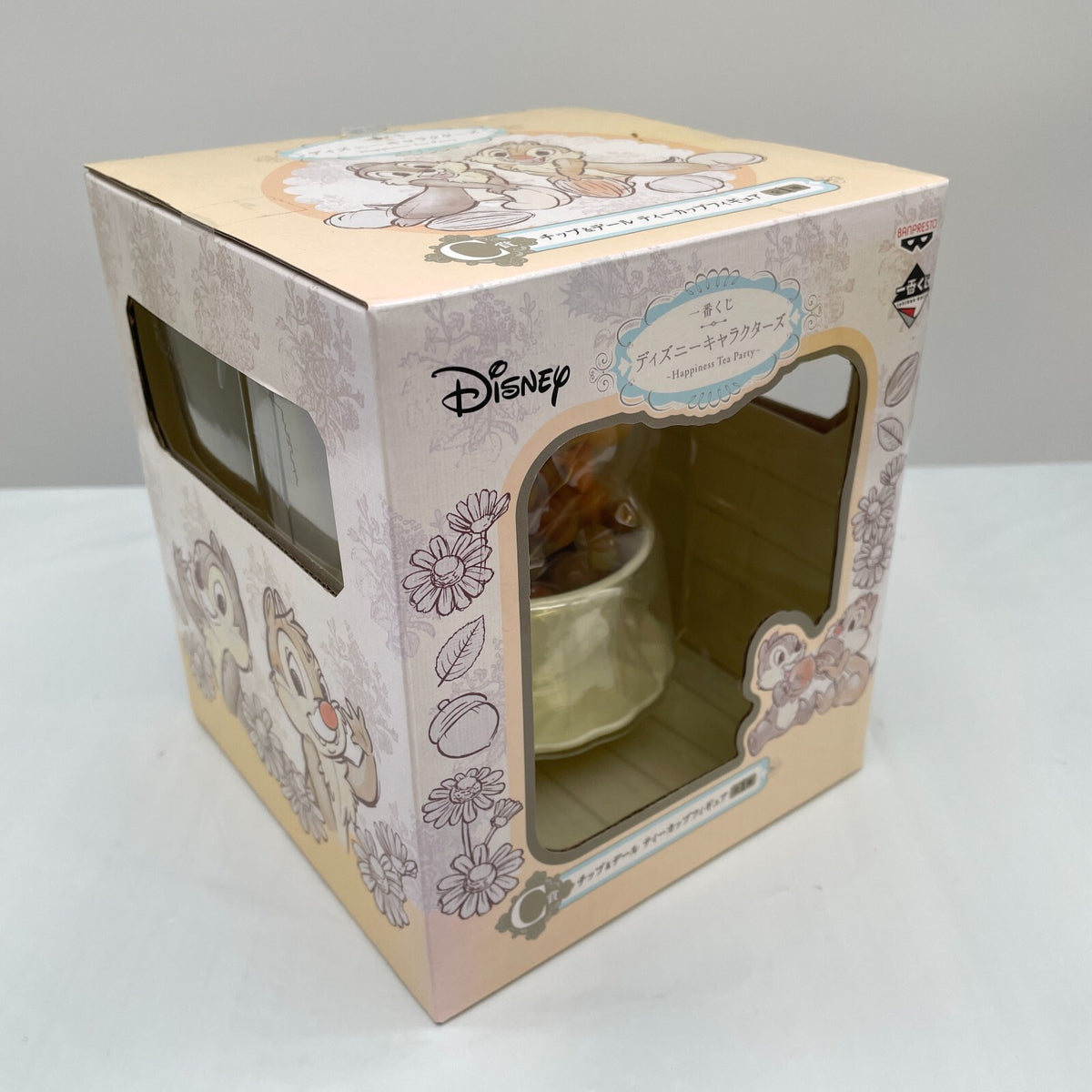 Disney Chip & Dale Happiness Tea Party Cup Figure Ichiban Kuji Prize C Japan