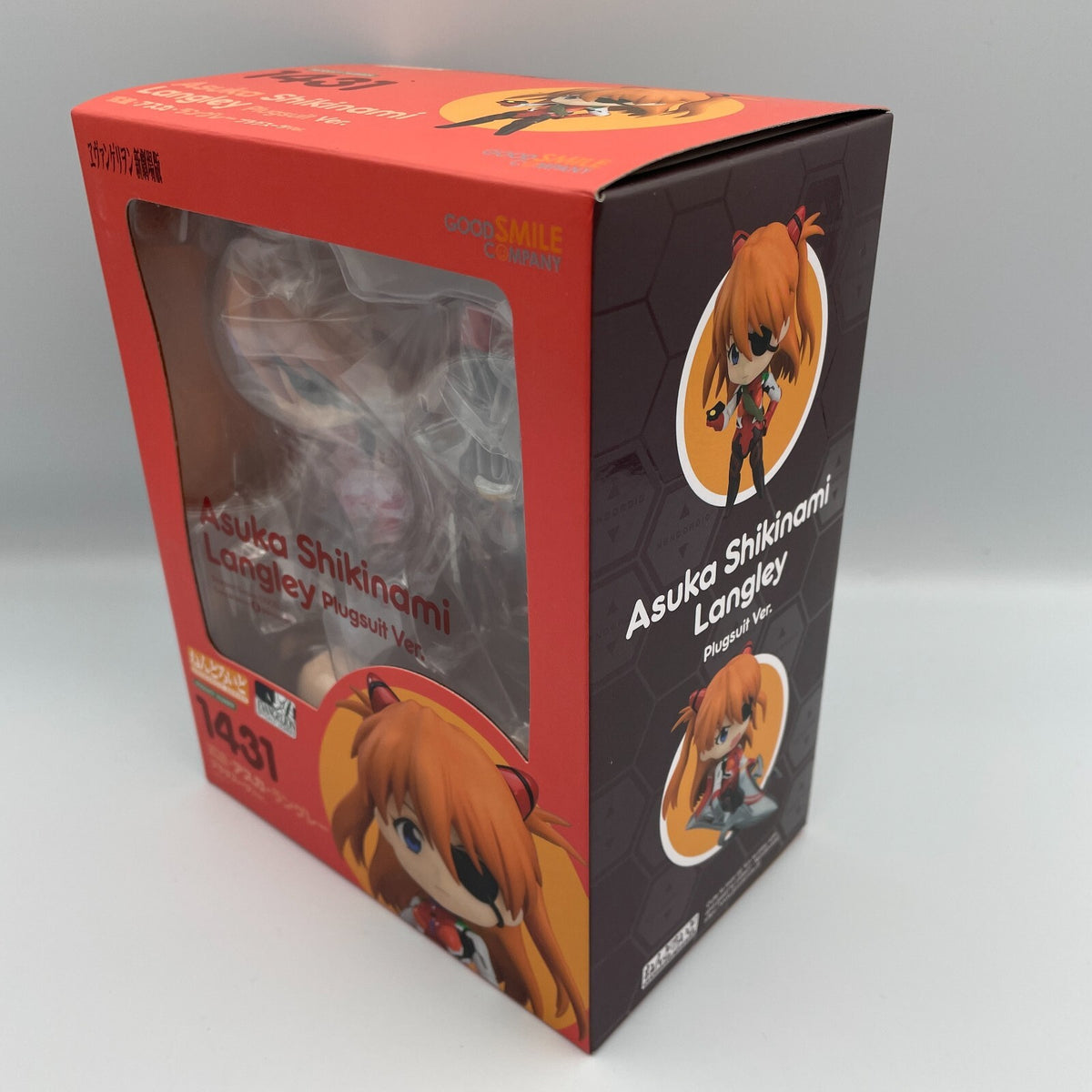 Nendoroid Shikinami Asuka Langley EVANGELION Plugsuit Ver Figure #1431 Japan