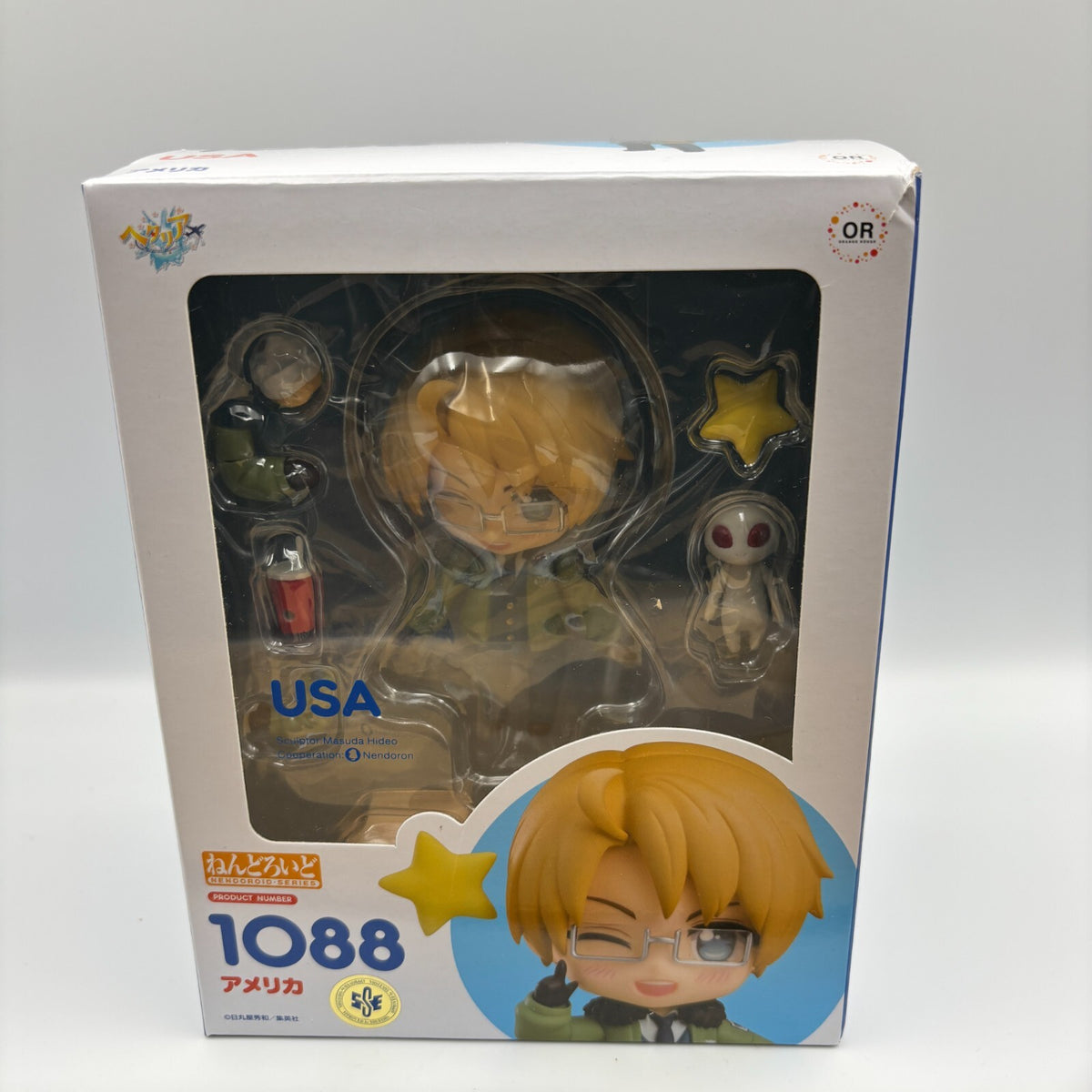 Nendoroid Hetalia WorldStars USA Figure #1088 Orange Rouge Japan Import