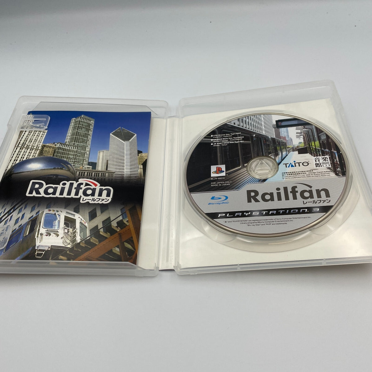 PS3 Railfan Train simulator Game TAITO PlayStation 3 Japan Import