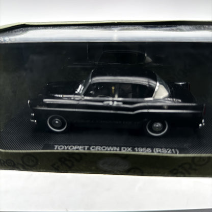 1/43 Scale TOYOPET CROWN DX 1958 RS21 Black Diecast Oldies Classic Car JP