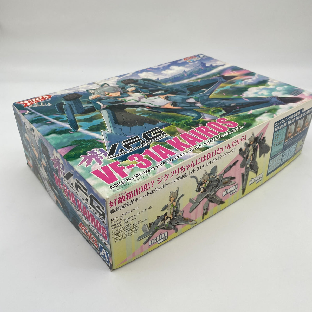 V.F.G. VF-31A Kairos Plastic model 155mm Macross Delta ACKS MC-03 Figure Toy