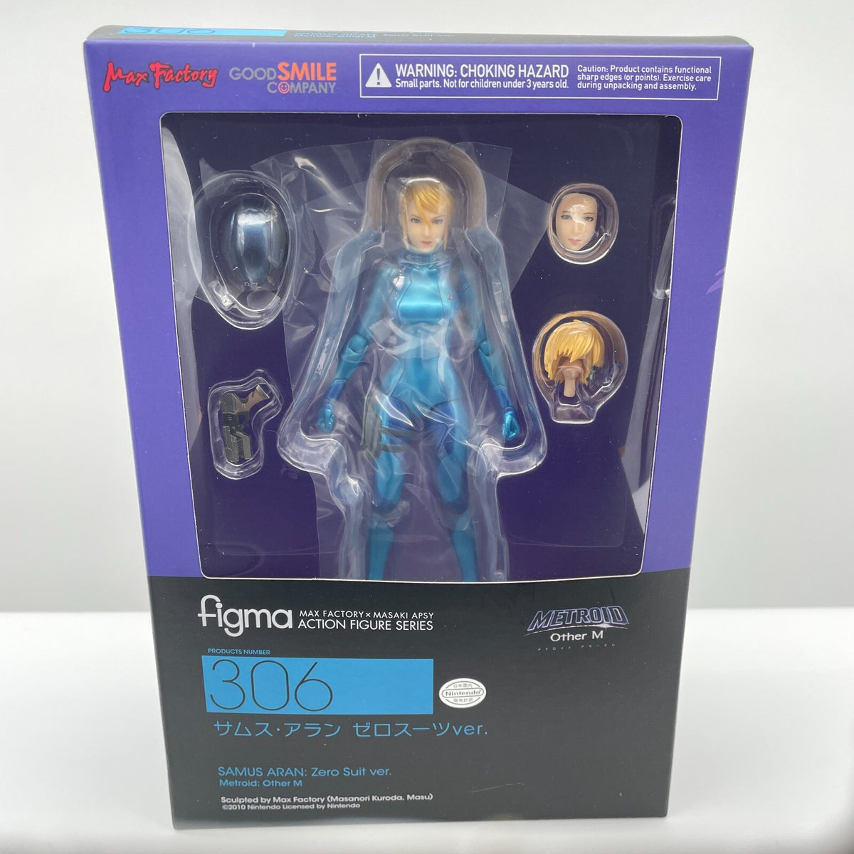 Figma Samus Aran Zero Suit ver. Action Figure METROID Other M From Japan