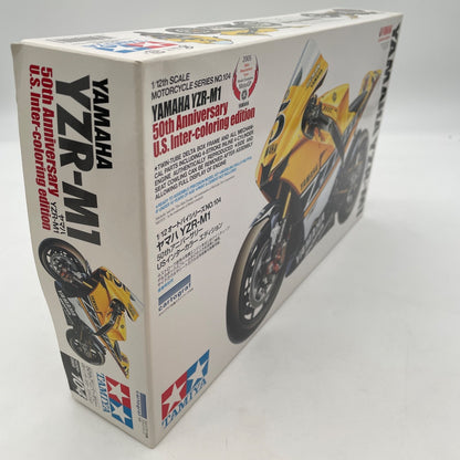 Tamiya 1/12 Motorcycle Series No.104 Yamaha YZR-M1 50th US Intercolor Edition