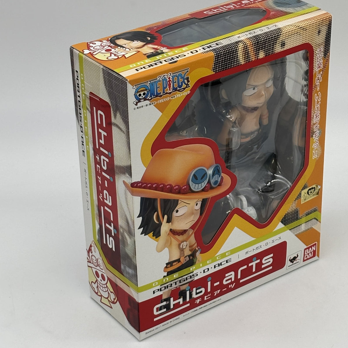Chibi-Arts Portgas D. Ace Action Figure One Piece BANDAI Japan Import