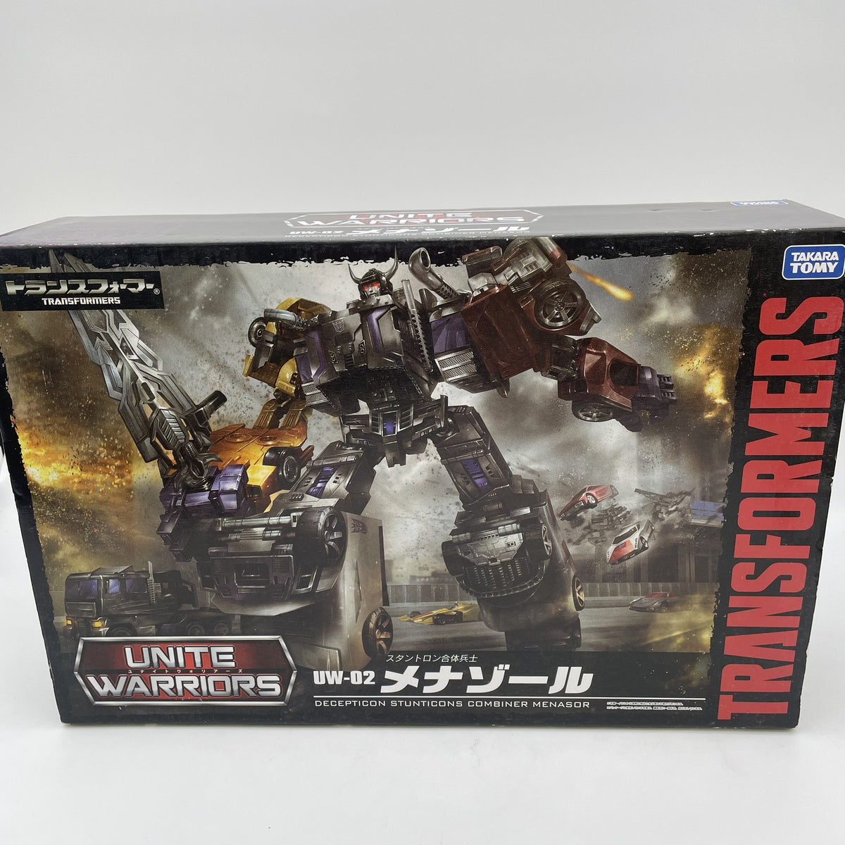 Transformers Unite Warriors UW02 Menasor Menazoru Figure Takara Tomy Japan Toy