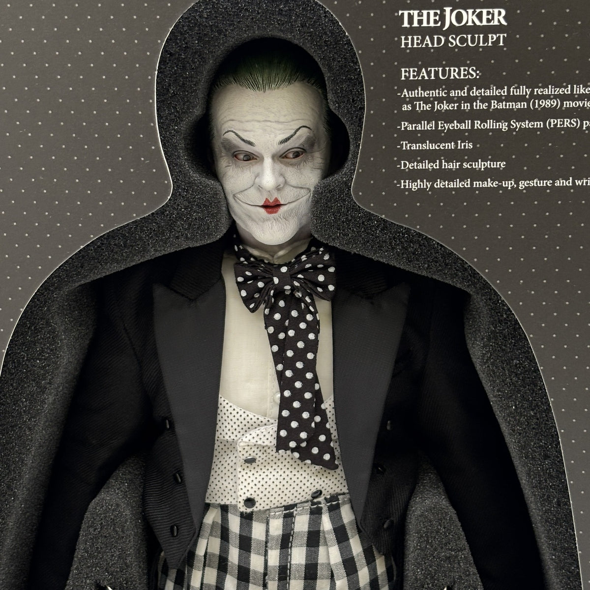 The Joker Mime Ver Jack Nicholson 1/6 Action Figure DX14 Batman 1989 Hot Toys