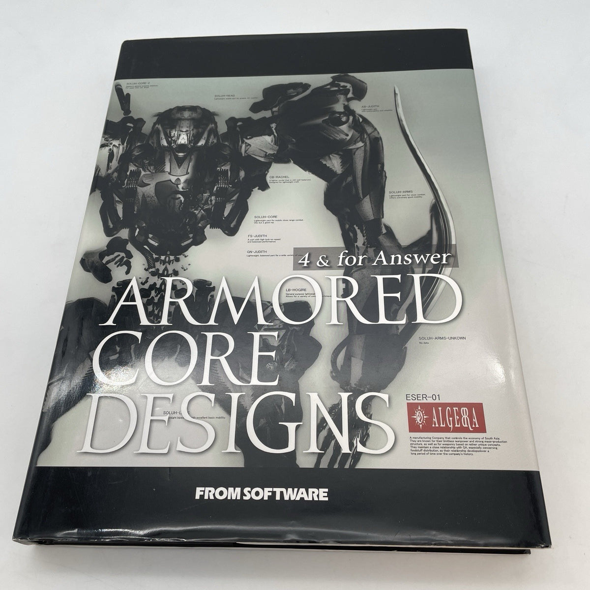 Bone digital ARMORED CORE DESIGNS 4 & for Answer GAME ART BOOK