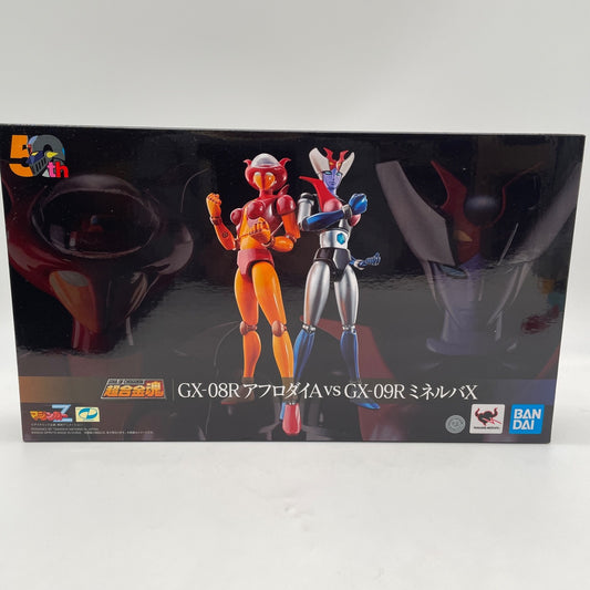 Soul of Chogokin Mazinger Z GX-08R Afrodai A vs GX-09R Minerva X Figure BANDAI