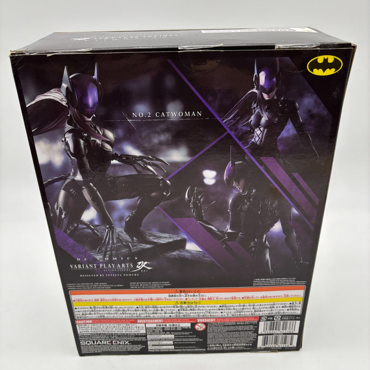 DC Comics VARIANT PLAY ARTS Kai Batman Catwoman DESIGNED BY TETSUYA NOMURA