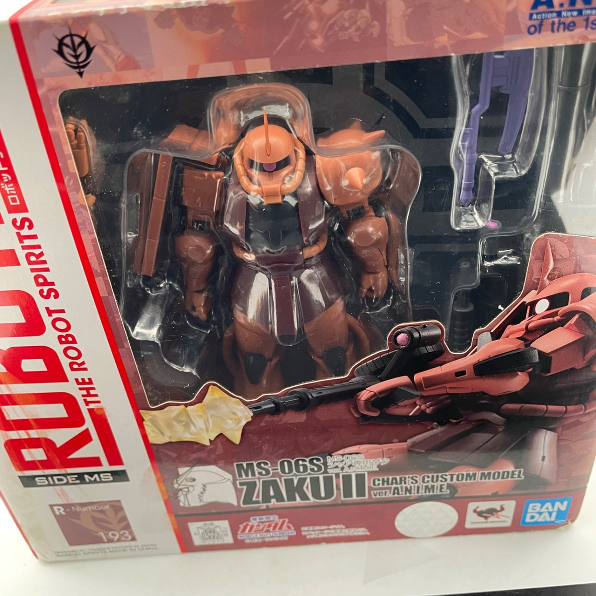 BANDAI ROBOT SPIRITS GUNDAM MS-06S ZAKU II CHAR'S CUSTOM ver. A.N.I.M.E. JP