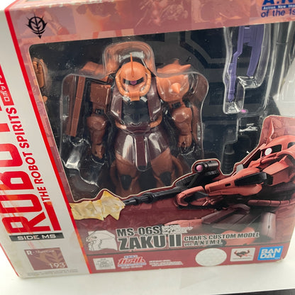 BANDAI ROBOT SPIRITS GUNDAM MS-06S ZAKU II CHAR'S CUSTOM ver. A.N.I.M.E. JP