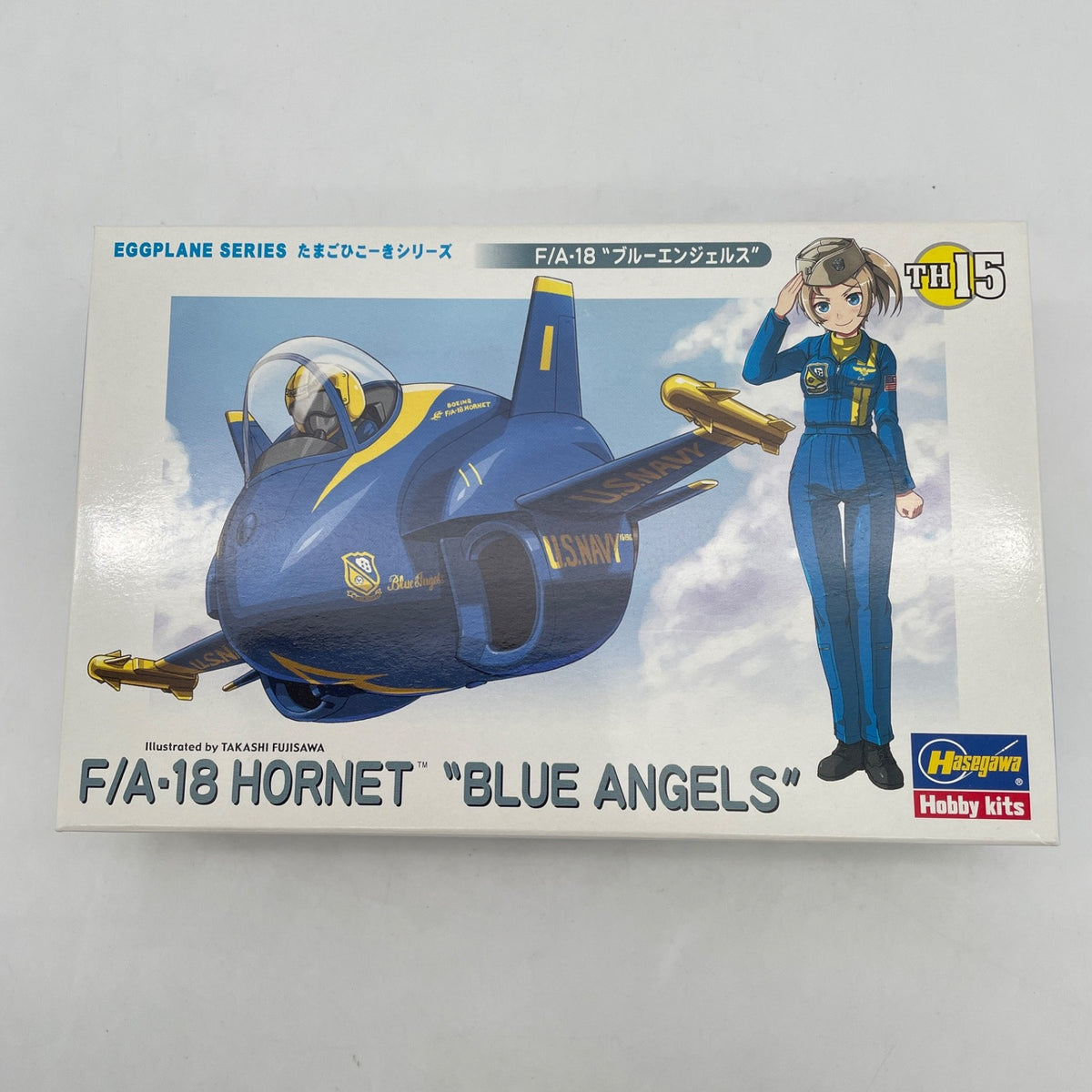 Hasegawa Plastic Model Egg Plane American Navy F/A-18 Blue Angels