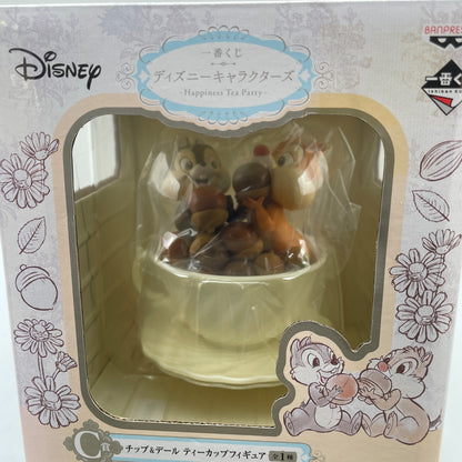 Disney Chip & Dale Happiness Tea Party Cup Figure Ichiban Kuji Prize C Japan