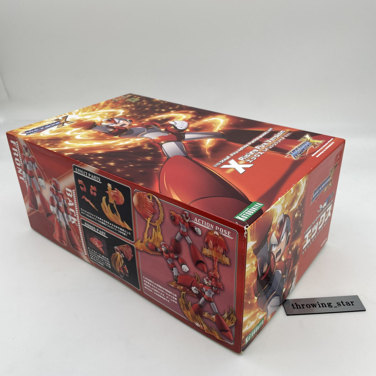 Megaman Rockman X KP537 1/12 Rising Fire Ver. Plastic Model Kit KOTOBUKIYA Japan
