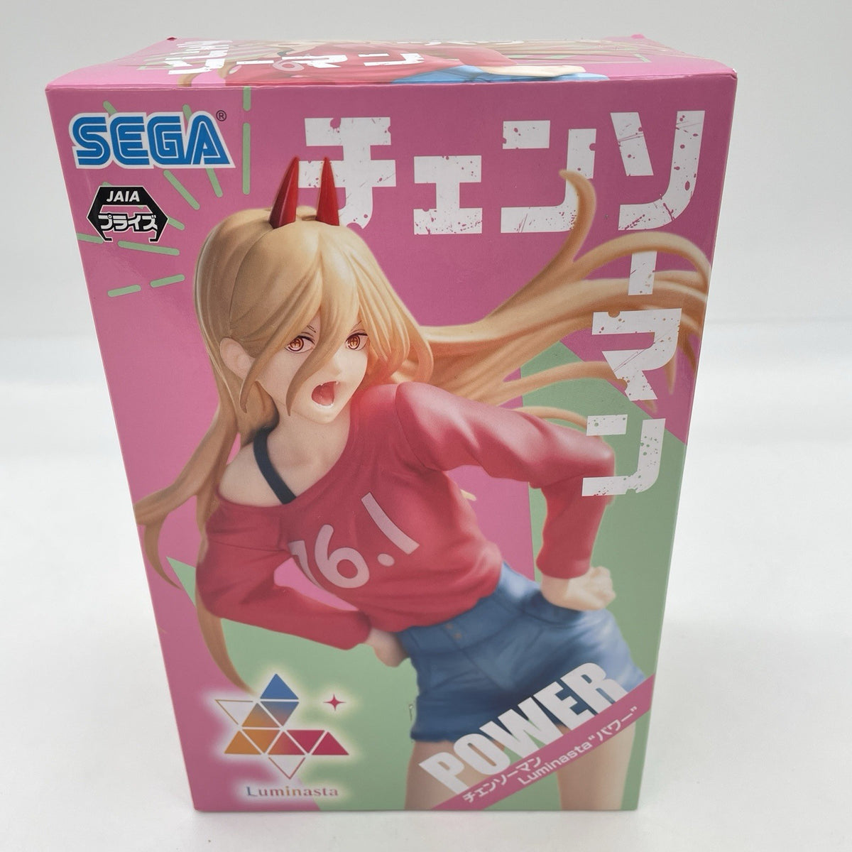 SEGA Chainsaw Man Luminasta Power PVC Figure Japan Import