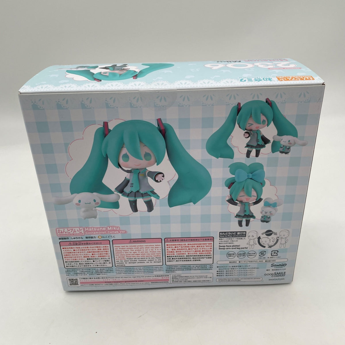 Nendoroid Hatsune Miku x Cinnamoroll Collaboration Ver. Figure #2306 GSC