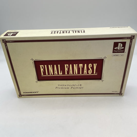 PS1 Final Fantasy 1 ＆ 2 I II Premium Package SQUARE ENIX PlayStation 1
