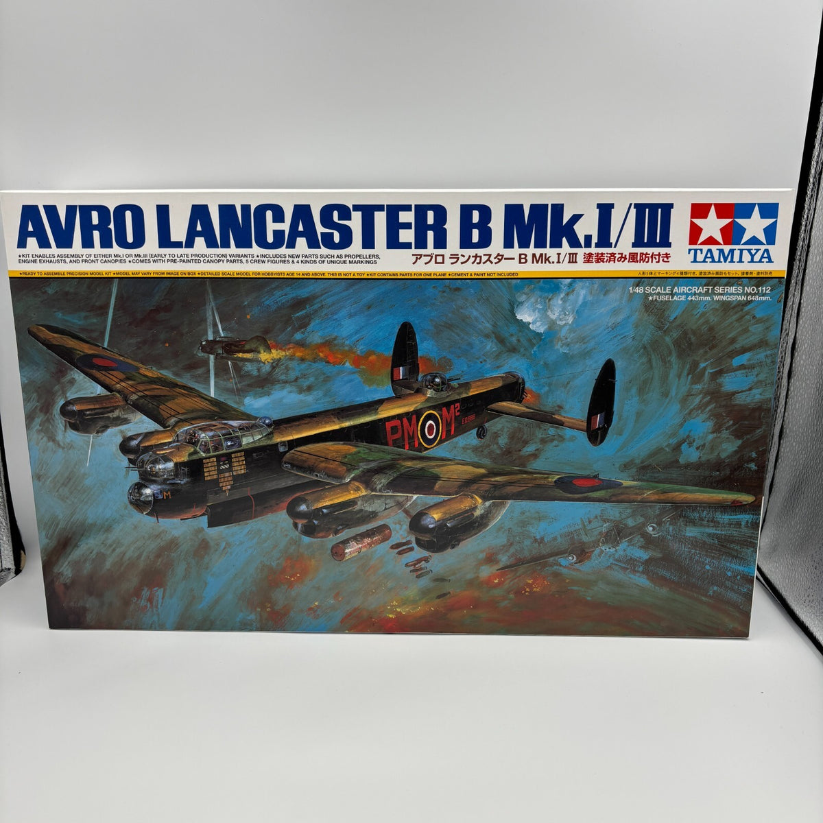 1/48 Avro Lancaster B Mk.I/III Plastic Model Kit 61112 Tamiya Japan Import