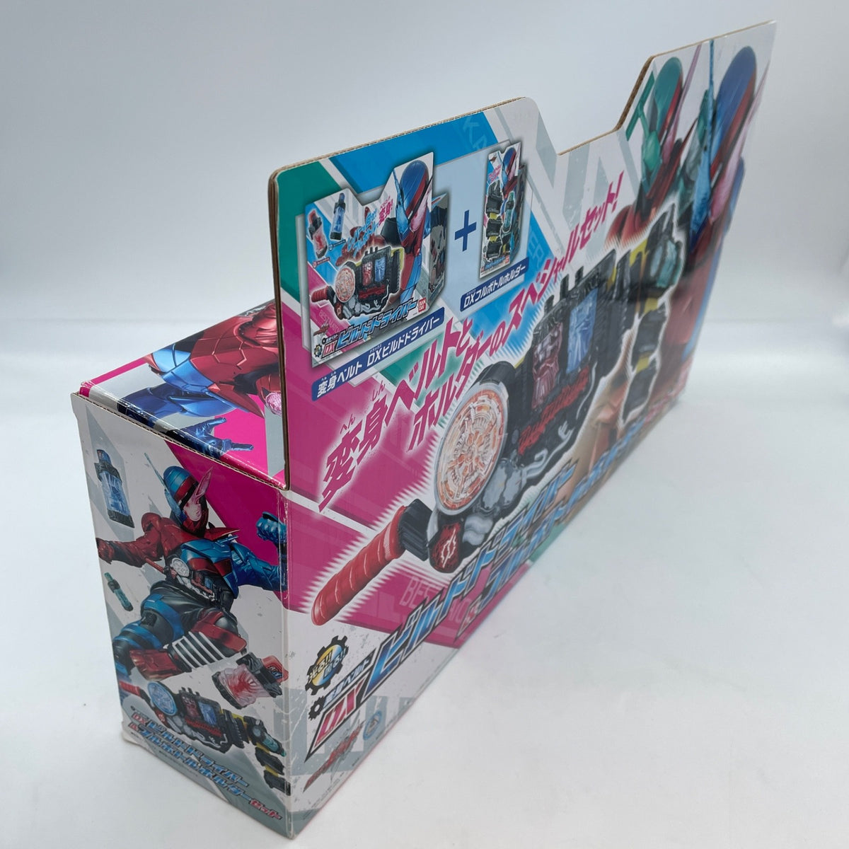 DX Build Driver Full Bottle Holder Set Toy Masked Kamen Rider Build Bandai