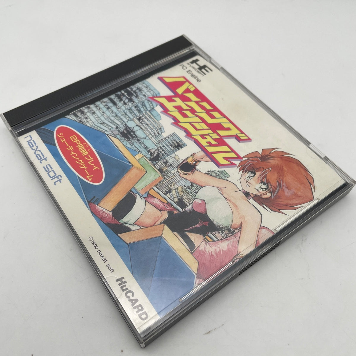 PC Engine Burning Angel Hu Card Vertical Scroll Shooting game Burning Japan