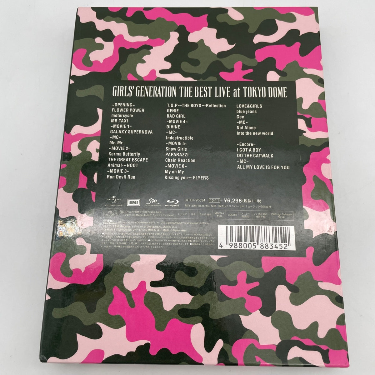 SNSD GIRLS' GENERATION THE BEST LIVE at TOKYO DOME Blu-Ray & PhotoBook