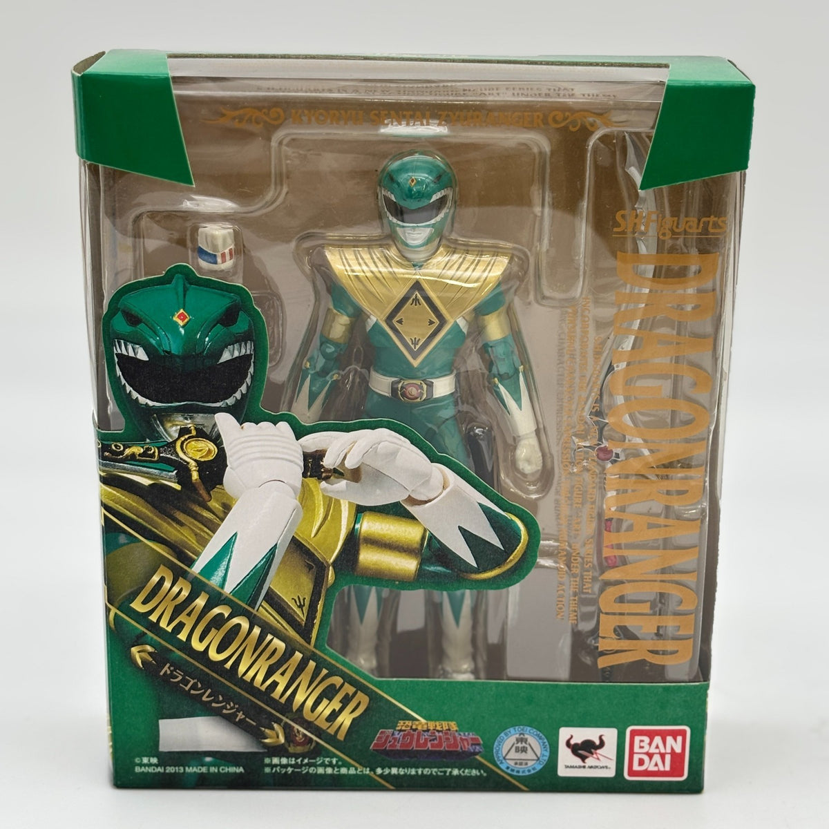 S.H.Figuarts Dragon Ranger Dinosaur Sentai Zyuranger Figure BANDAI Japan