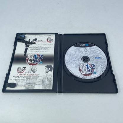 Nintendo Wii U Ryu Ga Gotoku 1&2 HD Japan Import Used