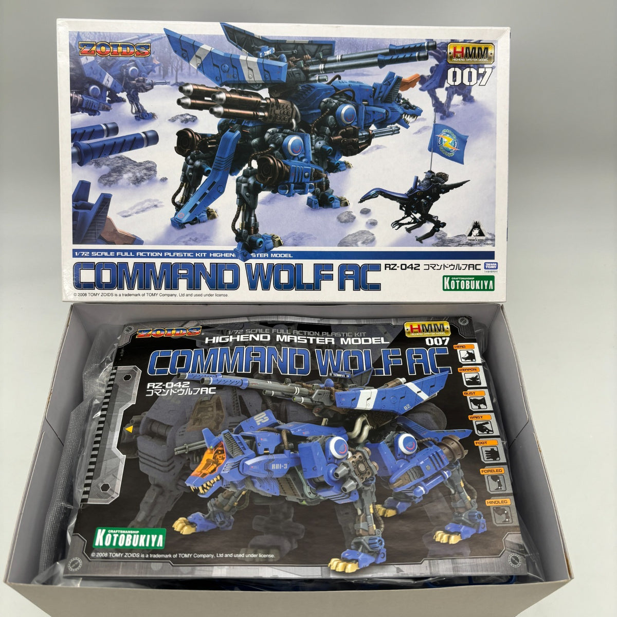ZOIDS RZ-042 Command Wolf AC HMM 007 Plastic model 1/72 Japan kotobukiya