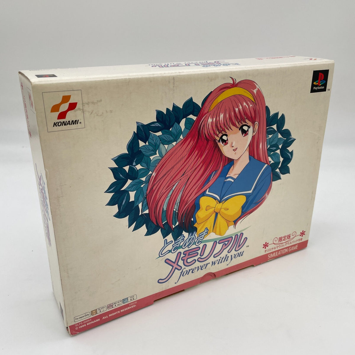 Tokimeki Memorial 1 With original Mouse pad KONAMI Limited Box PlayStation PS