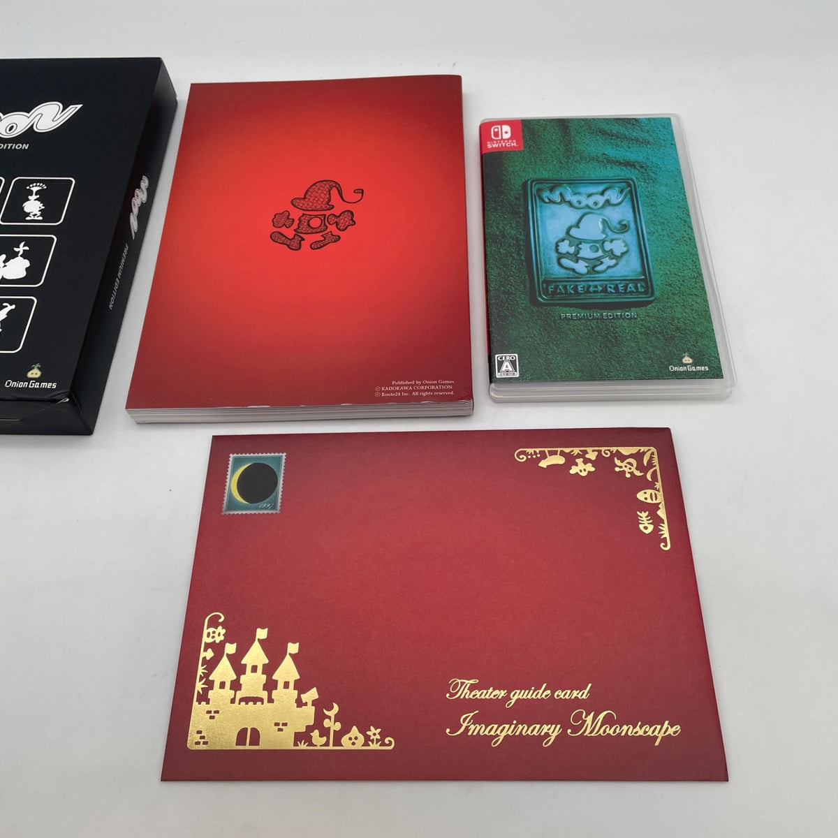 Nintendo Switch Moon PREMIUM EDITION Software w/CD Art Works Cards Japan