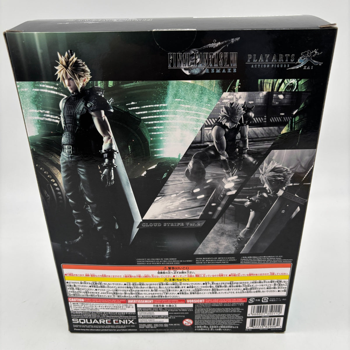 Figure PLAY ARTS Kai Cloud Strife Version2 "FINAL FANTASY VII Remake" Japan