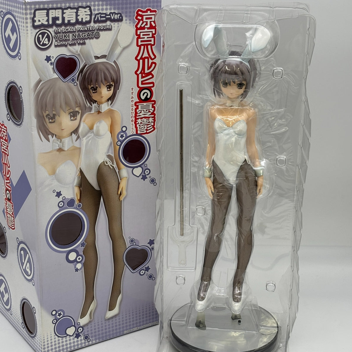 Yuki Nagato Bunny 1/4 Figure Painted The Melancholy of Haruhi Suzumiya FREEing