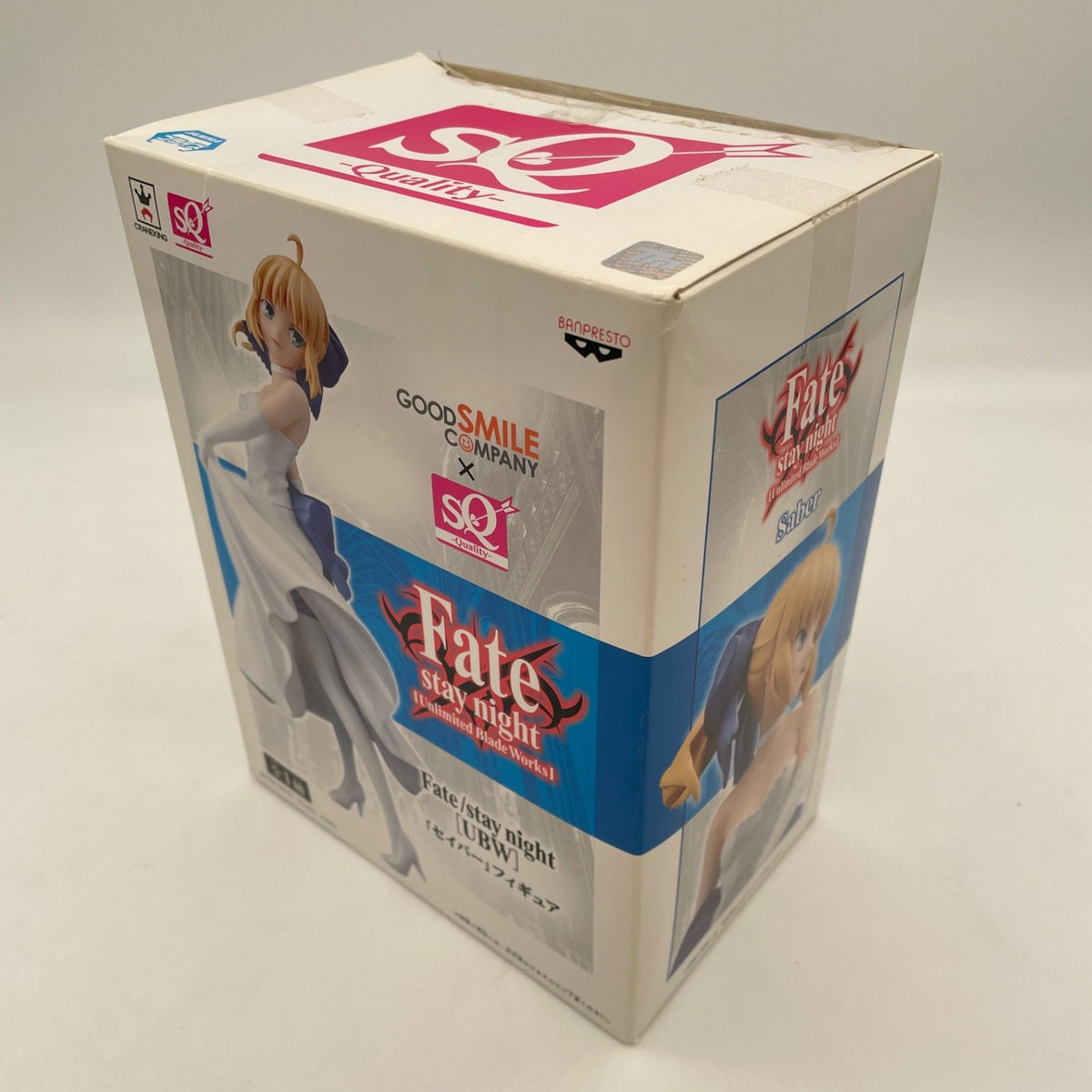 Saber SQ Figure anime Fate Stay Night Unlimited Blade Works Banpresto Japan