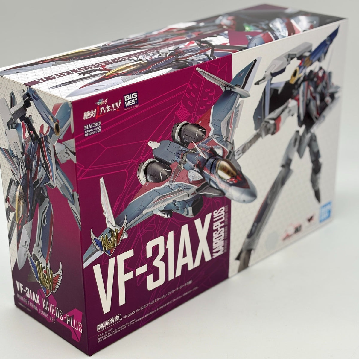 Macross The Movie DX Chogokin VF-31AX Kairos Plus Mirage Farina Genus BANDAI Toy