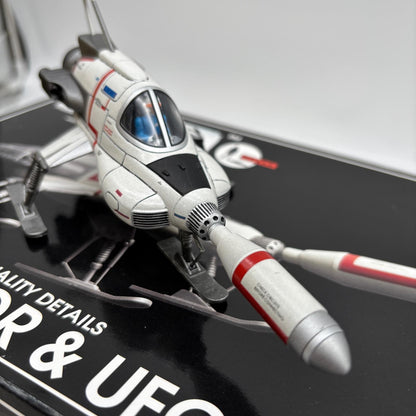 Aoshima Shinseiki Gokin UFO INTERCEPTOR & UFO Diecast Model Gerry Anderson
