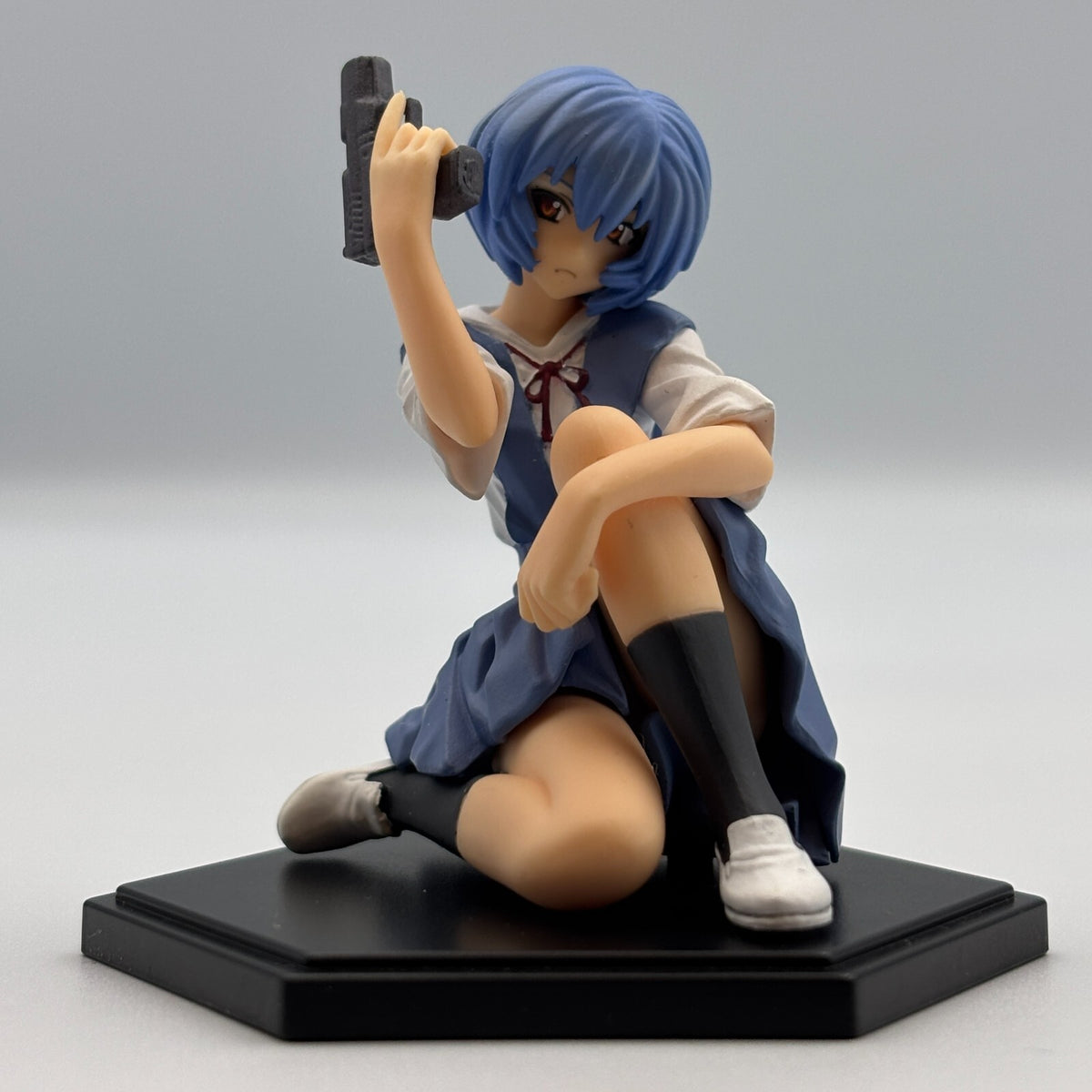 Figure Rei Ayanami school Uniform ver. Japan kaiyodo Evangelion Young Ace 2012