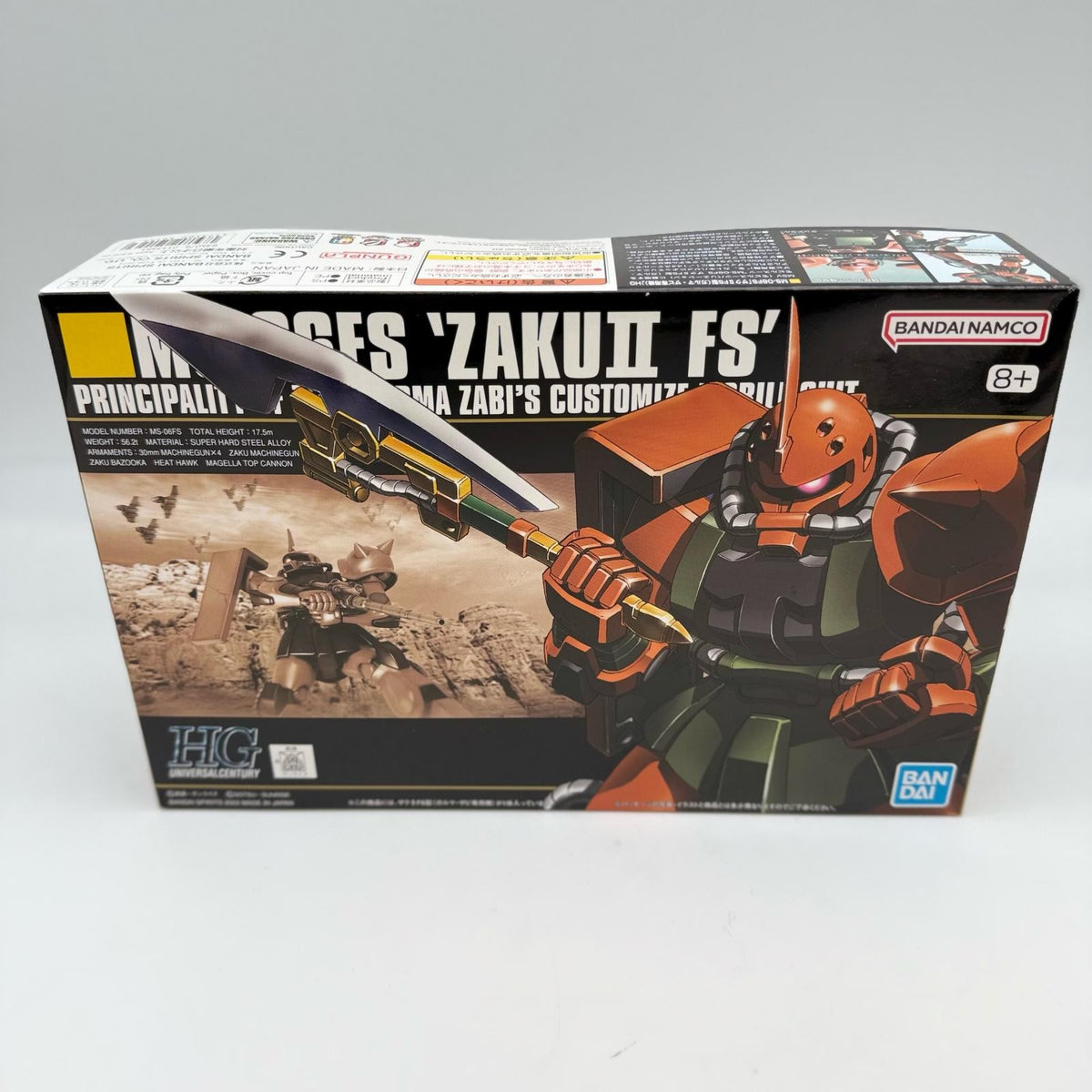 Bandai HGUC Mobile Suit Gundam MS-06FS ZAKU II FS 1/144 Plastic Model Kit japan
