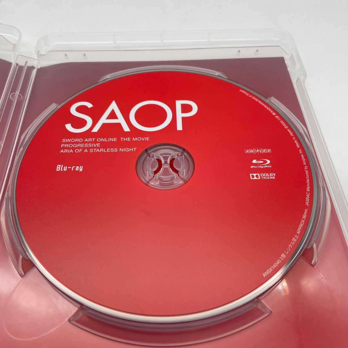 Sword Art Online Progressive Aria of a Starless Night Blu-ray Regular Ver Japan