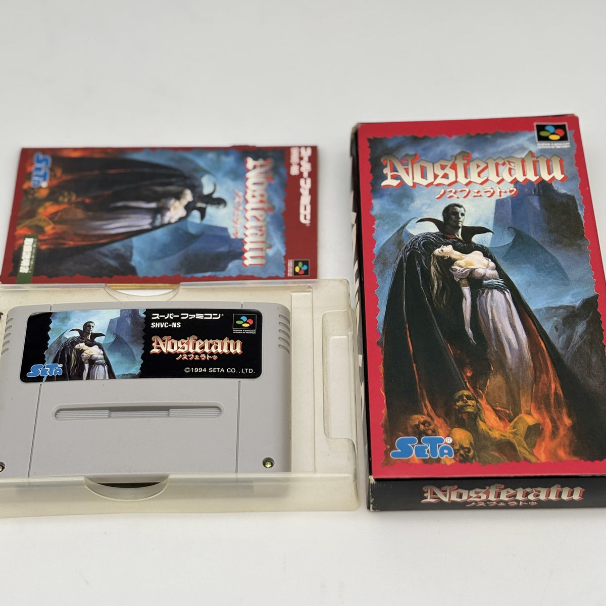 Nosferatu Super Famicom Nintendo sfc JAPAN Action Game with BOX Dracula