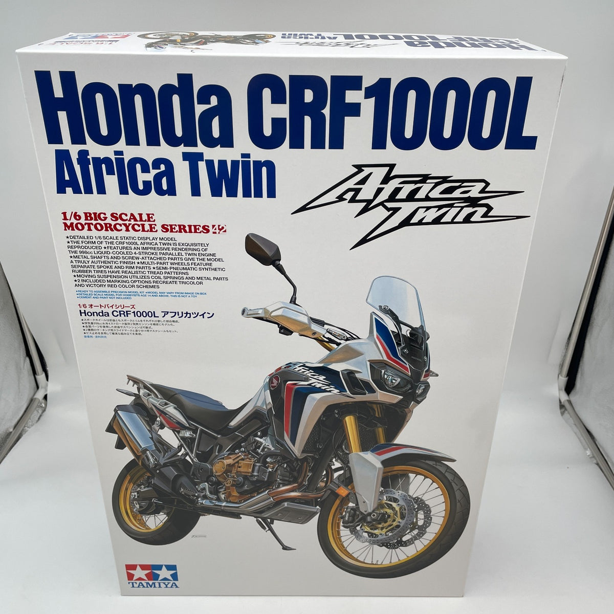 TAMIYA 1/6 Motorcycle Series No.42 Honda CRF 1000 L Africa Twin Display Model