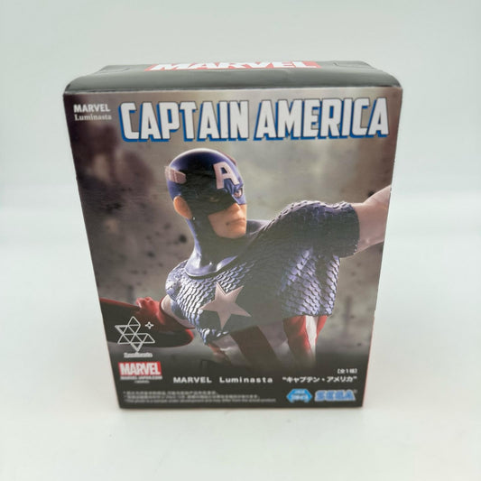SEGA Marvel Luminasta Captain America Figure Statue Avengers Hero Japan