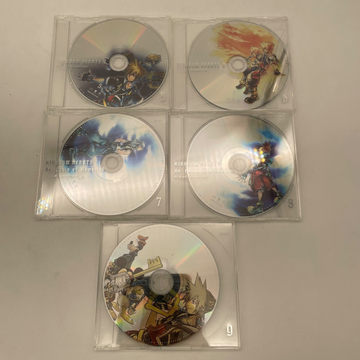 KINGDOM HEARTS Original Soundtrack COMPLETE Box CD set of 9 SQUARE ENIX Japan