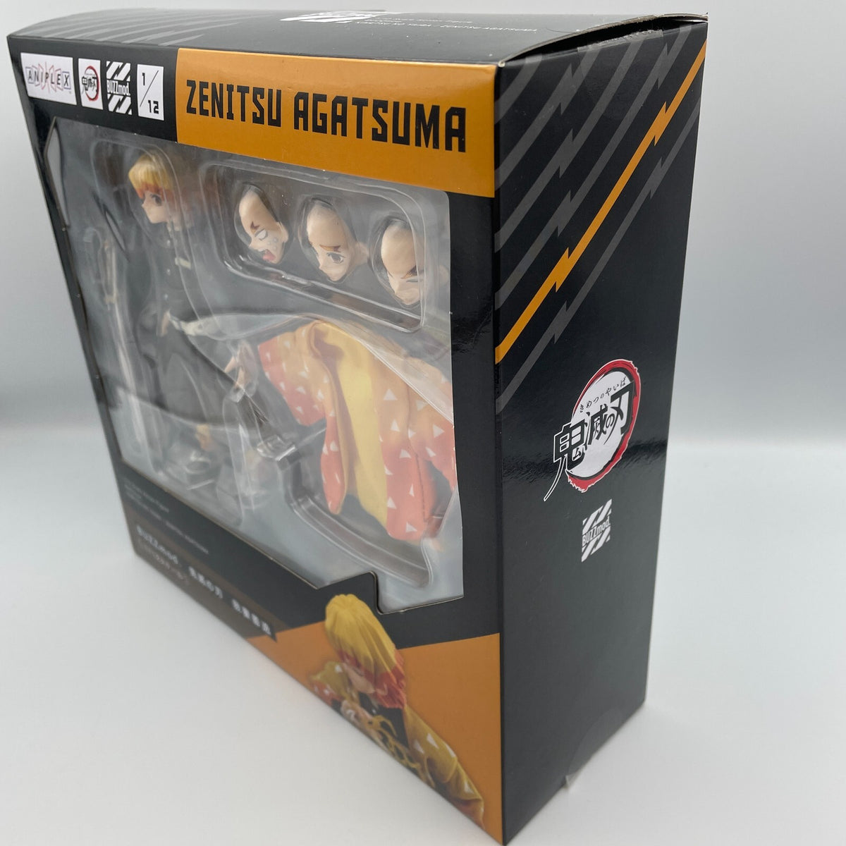 Demon Slayer Zenitsu Agatsuma Figure 1/12 BUZZmod. Aniplex Japan Import Toy