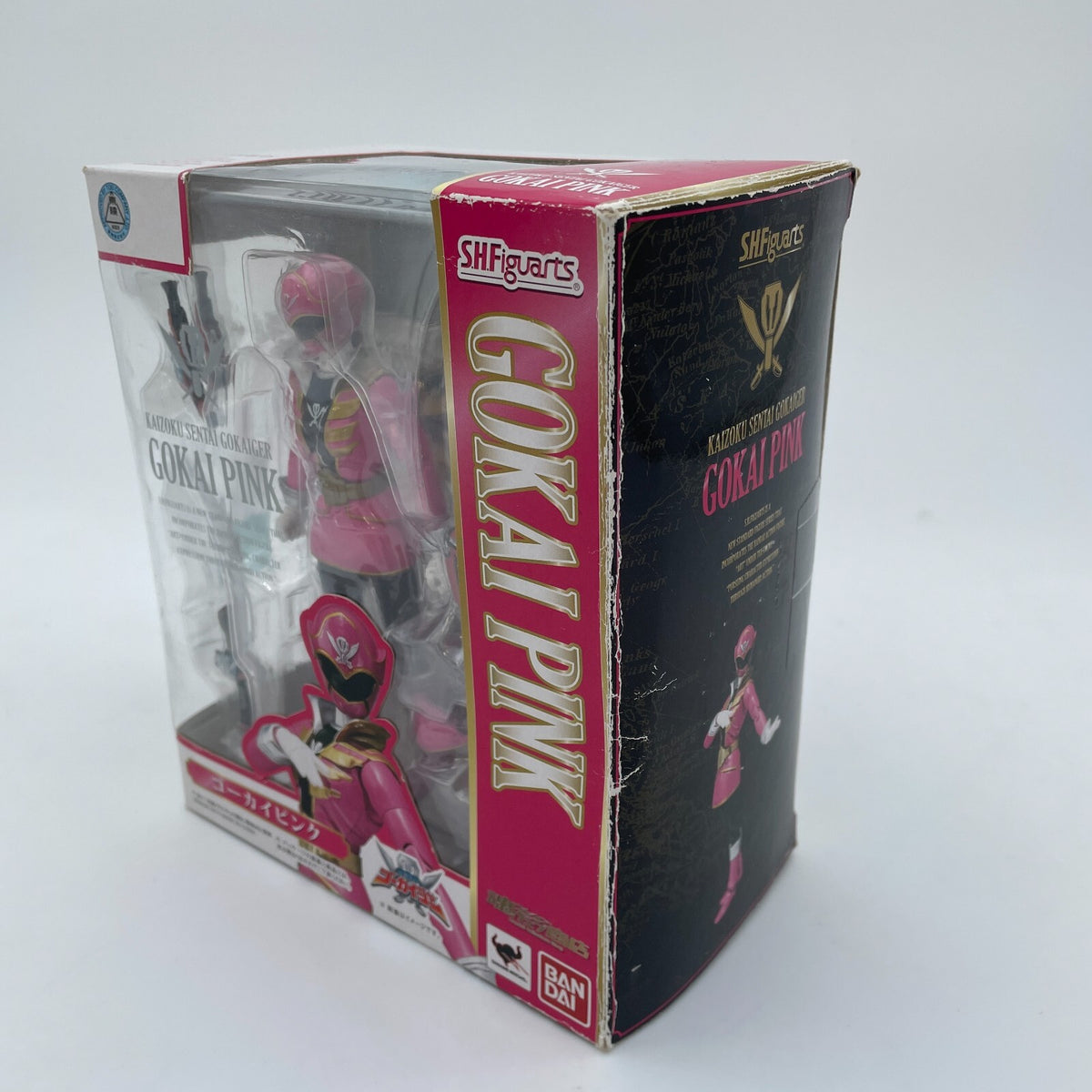 S.H.Figuarts Kaizoku Sentai Gokaiger Gokai Pink Action Figure Bandai Japan Used